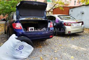 Автомобиль с номером Y507МЕ30, МО / Погранвойска
