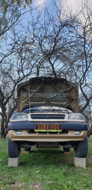 Автомобиль с номером SURVІ, МО / Погранвойска