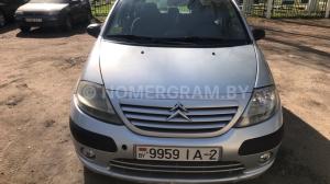 Автомобиль с номером 9959ІА2, Витебская обл.