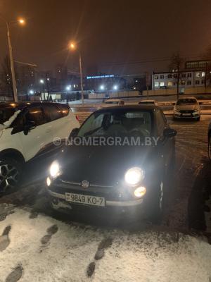 Автомобиль с номером 9849КО7, г. Минск