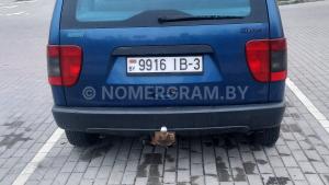 Автомобиль с номером 9916І, МО / Погранвойска