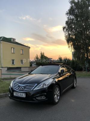 Автомобиль с номером 9922АА7, г. Минск