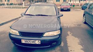 Автомобиль с номером 9805МЕ5, Минская обл.