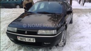 Автомобиль с номером 9870ІК7, г. Минск