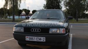 Автомобиль с номером 9861ЕМ2, Витебская обл.