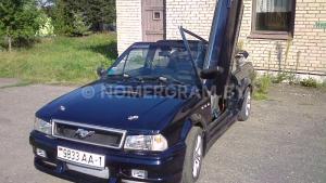 Автомобиль с номером 9833АА1, Брестская обл.