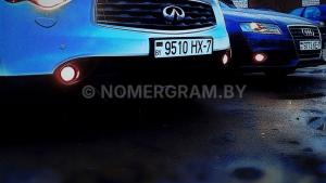 Автомобиль с номером 9773КЕ7, г. Минск