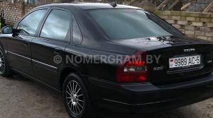 Автомобиль с номером 9989АС5, Минская обл.