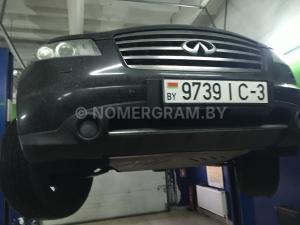 Автомобиль с номером 9739ІС3, Гомельская обл.