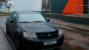 Автомобиль с номером 9999ЕС1, Брестская обл.