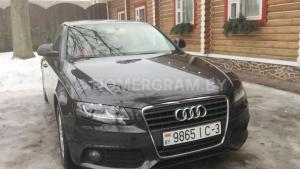 Автомобиль с номером 9865ІС3, Гомельская обл.