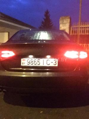 Автомобиль с номером 9865ІС3, Гомельская обл.