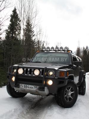 Автомобиль с номером Y884НН98, г. Минск