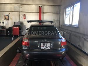 Автомобиль с номером 9881АО3, Гомельская обл.