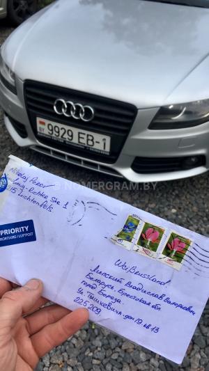 Автомобиль с номером 9929ЕВ1, Брестская обл.