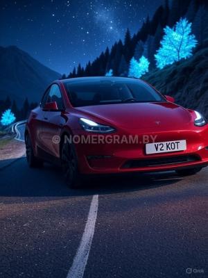 Автомобиль с номером V2КОТ, МО / Погранвойска