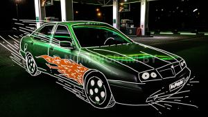 Автомобиль с номером LWС77, г. Минск