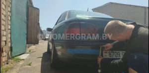 Автомобиль с номером 87091, Брестская обл.