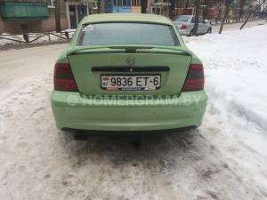 Автомобиль с номером 9836ЕТ6, Могилевская обл.
