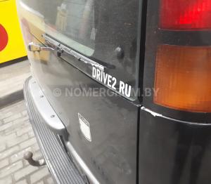 Автомобиль с номером DRІVЕ2RU, МО / Погранвойска
