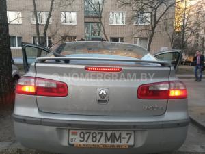 Автомобиль с номером 9787ММ7, г. Минск