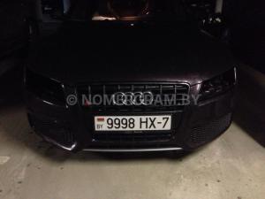 Автомобиль с номером 9998НХ7, г. Минск