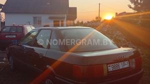 Автомобиль с номером 9886ІР1, Брестская обл.