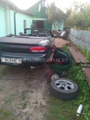 Автомобиль с номером 9828МЕ5, Минская обл.