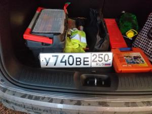 Автомобиль с номером Y740В, МО / Погранвойска